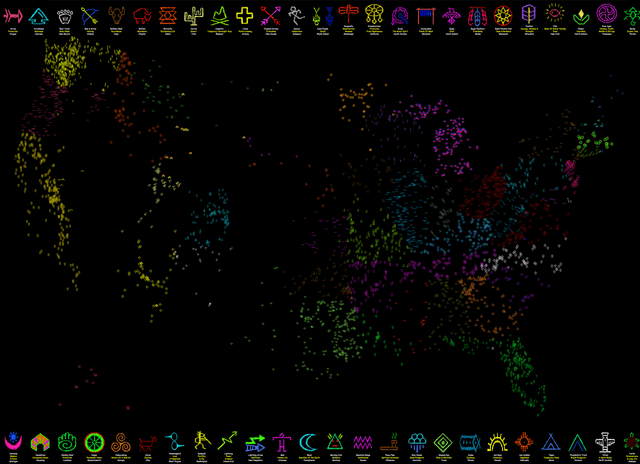 Big Foot's Map of America